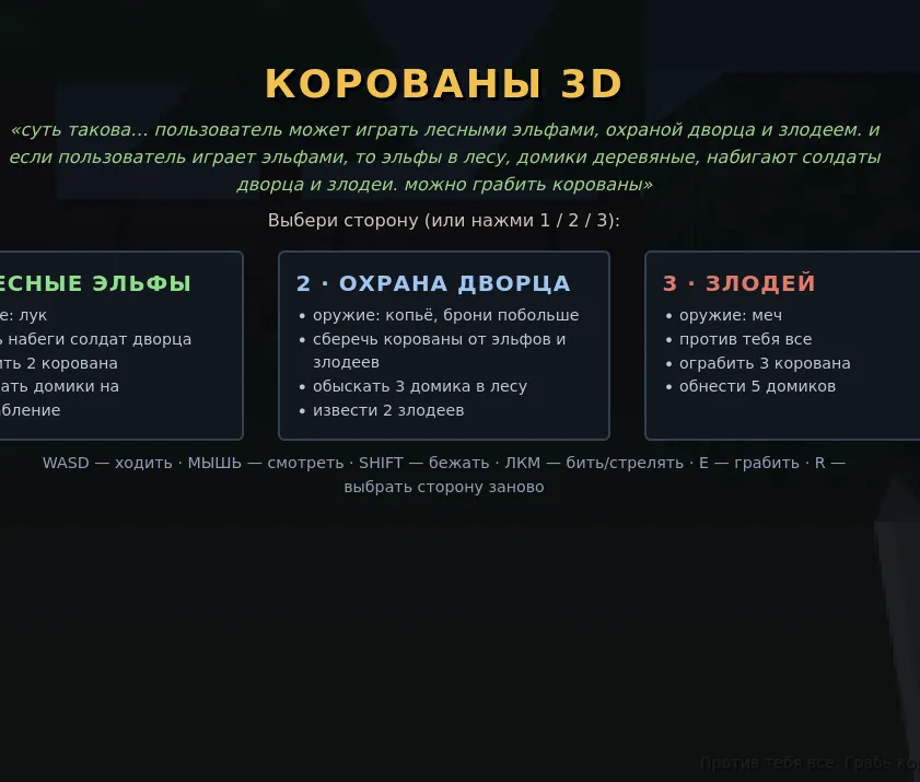 Обложка игры «3Д-экшон суть такова…» — играть онлайн бесплатно